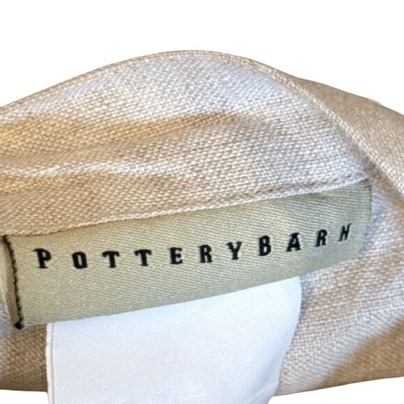 Pottery Barn Belgian Flax 100% Linen Standard Pillow Sham Case Cover Beige - Picture 12 of 12